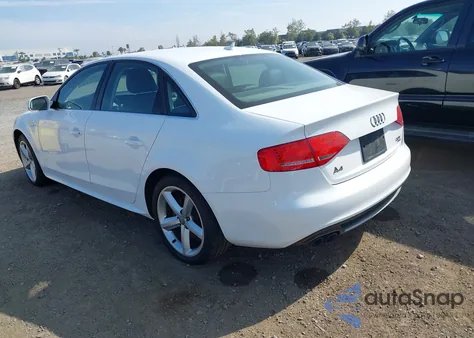 2012 Audi A4 2.0T Premium from USA, damaged, VIN WAUFFAFL2CN012462